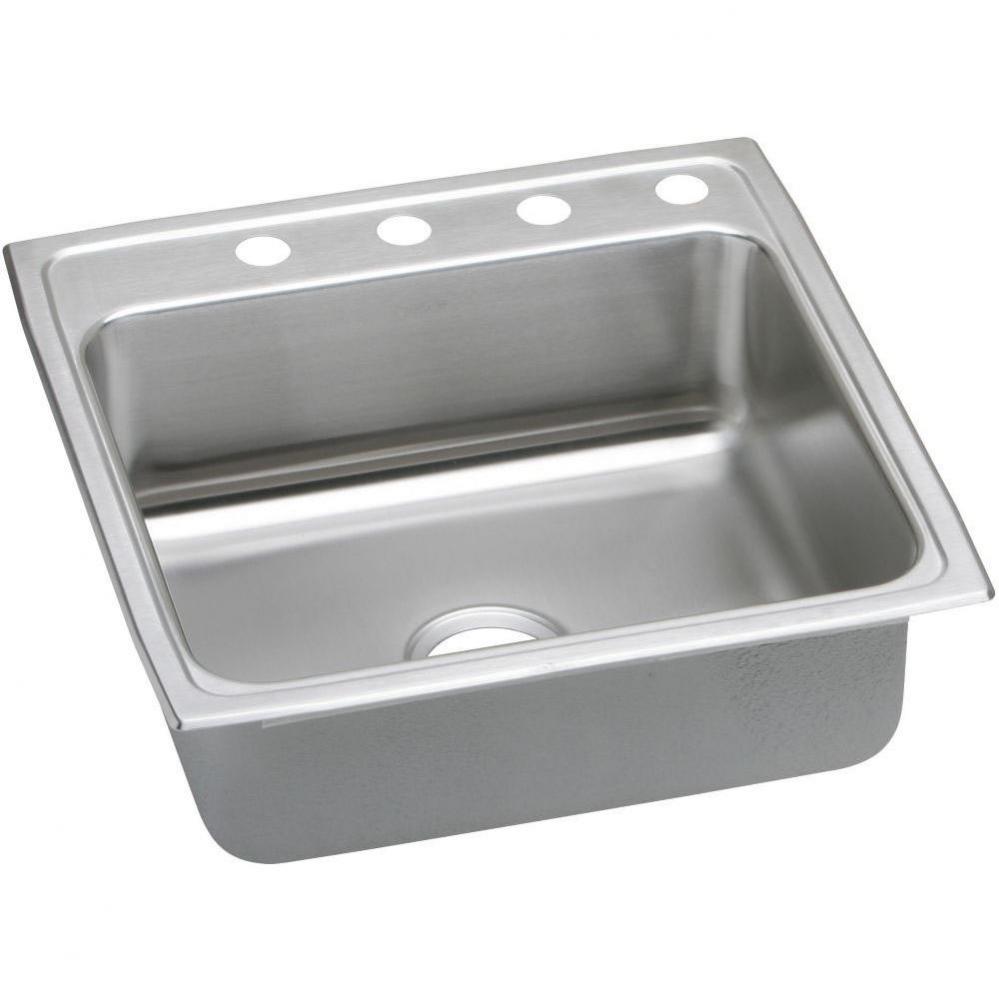 Lustertone Classic Stainless Steel 22&apos;&apos; x 22&apos;&apos; x 7-5/8&apos;&apos;, 3-Hole Sin