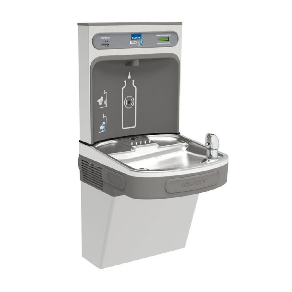 ezH2O Bottle Filling Station with Single ADA Vandal-Resistant Cooler, Filtered Refrigerated Stainl