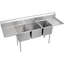 Elkay 3C16X20-2-18X - Dependabilt Stainless Steel 88'' x 25-13/16'' x 44-3/4'' 16 Gauge Th