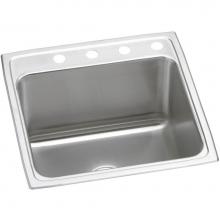 Elkay DLR2222102 - Lustertone Classic Stainless Steel 22'' x 22'' x 10-1/8'', 2-Hole Si