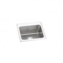 Elkay DLR2522123 - Lustertone Classic Stainless Steel 25'' x 22'' x 12-1/8'', 3-Hole Si