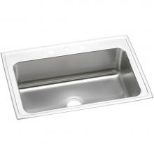 Elkay DLRS3322104 - Lustertone Classic Stainless Steel 33'' x 22'' x 10-1/8'', Single Bo