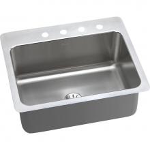 Elkay DLSR272210PD2 - Lustertone Classic Stainless Steel 27'' x 22'' x 10'', 2-Hole Single