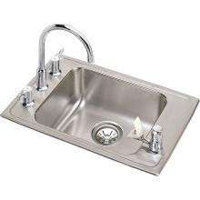 Elkay DRKAD222045C - Lustertone Classic Stainless Steel 22'' x 19-1/2'' x 4-1/2'', Single