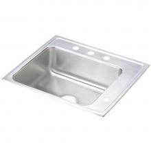 Elkay DRKAD222055R3 - Lustertone Classic Stainless Steel 22'' x 19-1/2'' x 5-1/2'', Single