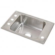 Elkay DRKAD2517502FRM - Lustertone Classic Stainless Steel 25'' x 17'' x 5'', 2FRM-Hole Sing