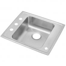 Elkay DRKAD2522502 - Lustertone Classic Stainless Steel 25'' x 22'' x 5'', Single Bowl Dr