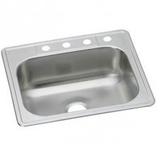 Elkay DSE133223 - Dayton Stainless Steel 33'' x 22'' x 8-1/16'', 3-Hole Single Bowl Dr