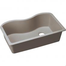 Elkay ELGUS3322RGR0 - Quartz Classic 33'' x 20'' x 9-1/2'', Single Bowl Undermount Sink, G