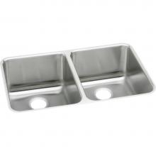 Elkay ELUH361710 - Lustertone Classic Stainless Steel 35-3/4'' x 18-1/2'' x 10'', Equal