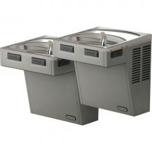 Elkay EMABFTLVRDDSC - Wall Mount Bi-Level ADA Cooler, Non-Filtered, Non-Refrigerated Stainless