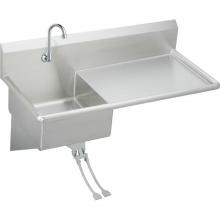 Elkay ESS4924RFC - Stainless Steel 49-1/2'' x 24'' x 10, Wall Hung Service Sink Kit