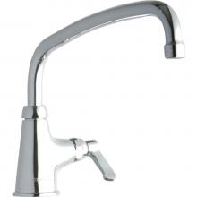 Elkay LK535AT14L2 - Single Hole with Single Control Faucet with 14'' Arc Tube Spout 2'' Lever Hand