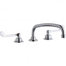 Elkay LK800AT14T6 - 8'' Centerset with Concealed Deck Faucet with 14'' Arc Tube Spout 6'&apos