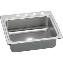 Elkay LRQ25221 - Lustertone Classic Stainless Steel 25'' x 22'' x 8-1/8'', 1-Hole Sin