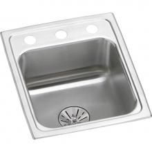 Elkay LRAD151765PD1 - Lustertone Classic Stainless Steel 15'' x 17-1/2'' x 6-1/2'', Single