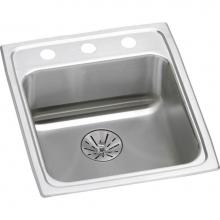 Elkay LRAD152265PD0 - Lustertone Classic Stainless Steel 15'' x 22'' x 6-1/2'', Single Bow