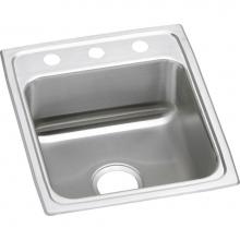 Elkay LRAD172065MR2 - Lustertone Classic Stainless Steel 17'' x 20'' x 6-1/2'', MR2-Hole S