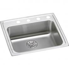 Elkay LRAD252165PD2 - Lustertone Classic Stainless Steel 25'' x 21-1/4'' x 6-1/2'', Single