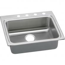 Elkay LRAD2522500 - Lustertone Classic Stainless Steel 25'' x 22'' x 5'', Single Bowl Dr