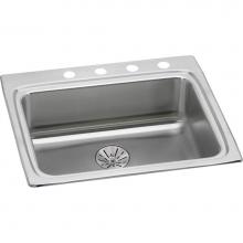 Elkay LRAD252265PD4 - Lustertone Classic Stainless Steel 25'' x 22'' x 6-1/2'', Single Bow