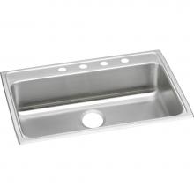 Elkay LRAD3122400 - Lustertone Classic Stainless Steel 31'' x 22'' x 4'', Single Bowl Dr