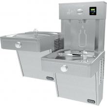 Elkay LVRCTLDDWSK - ezH2O Vandal-Resistant Bottle Filling Station and, Bi-Level Cooler Filtered Non-Refrigerated Stain