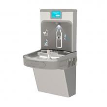 Elkay LZS8WSLP - Enhanced EZH2O Bottle Filling Station and Single ADA Cooler, Filtered Refrigerated Light Gray