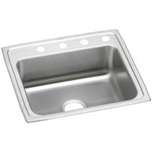 Elkay PSR25224 - Celebrity Stainless Steel 25'' x 22'' x 7-1/2'', 4-Hole Single Bowl