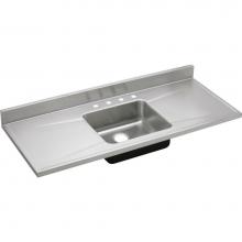 Elkay S60194 - Lustertone Classic Stainless Steel 60'' x 25'' x 7-1/2'', Single Bow