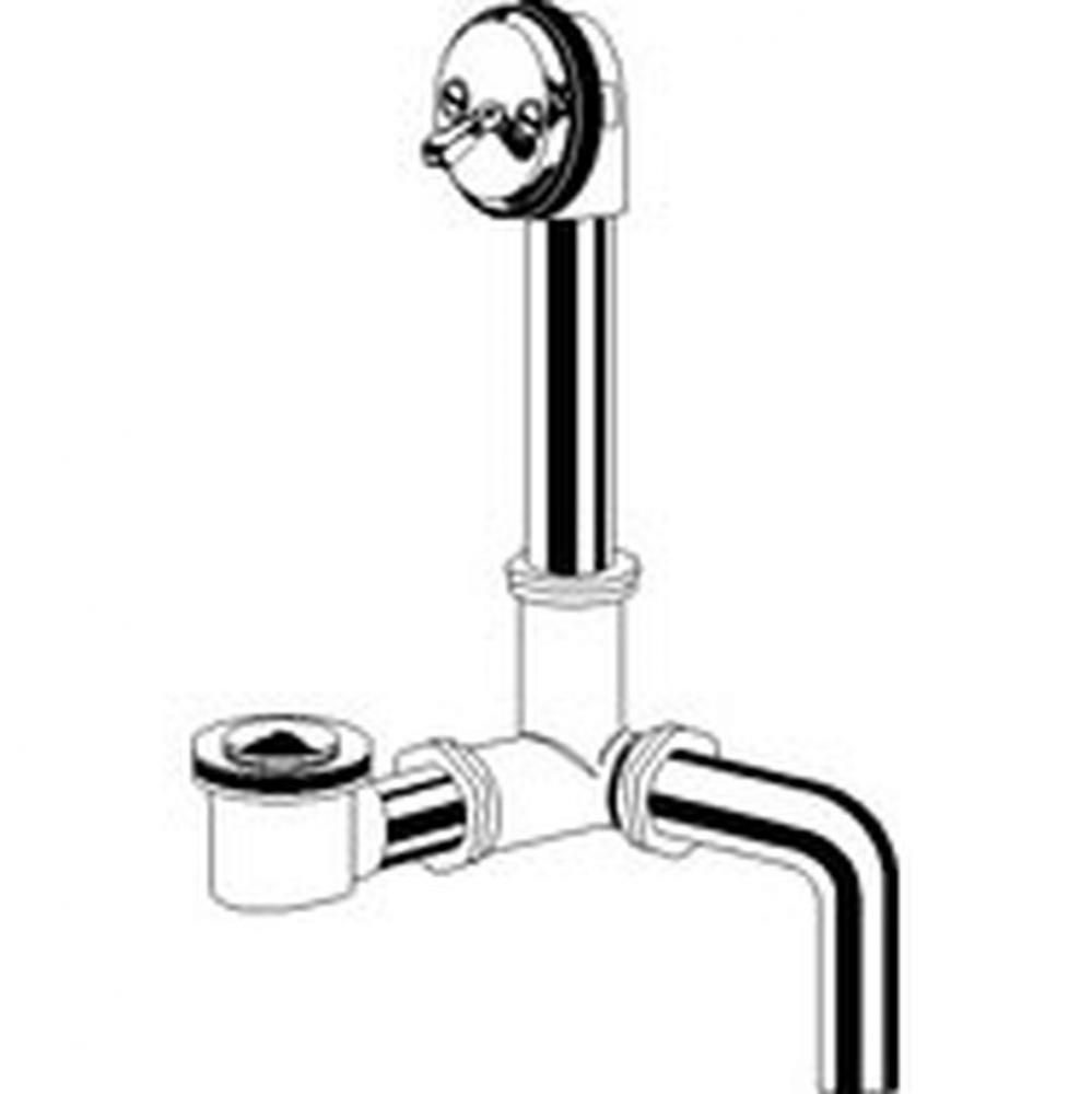 Gerber Classics Pop-up Side Outlet Drain for Standard Tub Chrome