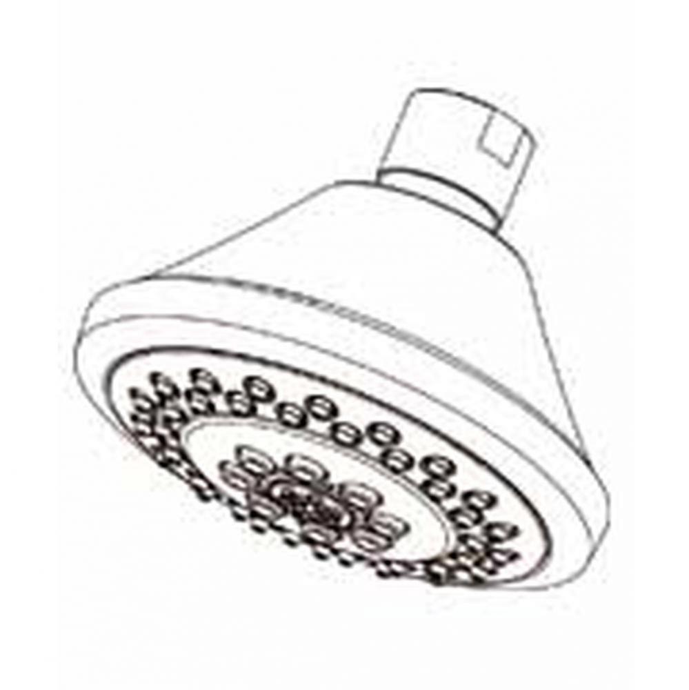 Transitional 4&apos;&apos; 3 Function Showerhead 1.75gpm Chrome