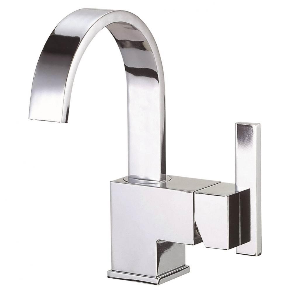 Sirius 1H Lavatory Faucet Single Hole Mount w/ Metal Touch Down Drain 1.2gpm Chrome