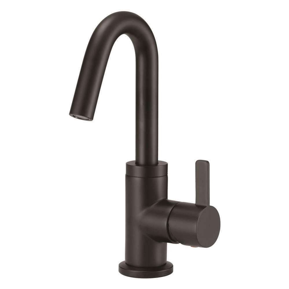 Amalfi 1H Lavatory Faucet Single Hole Mount w/ 50/50 Touch Down Drain &amp; Optional Deck Plate In