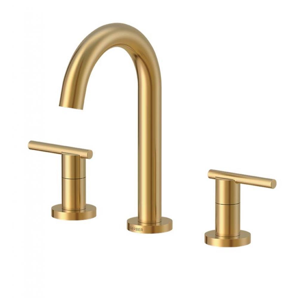 Parma Trim Line 2H Widespread Lavatory Faucet w/ Metal Touch Down Drain 1.2gpm Brushed Bronze