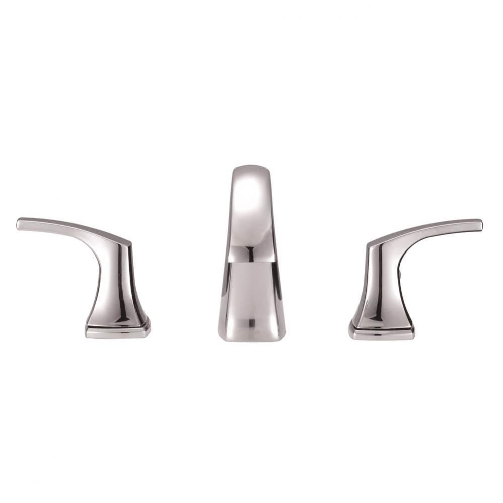 Vaughn 2H Widespread Faucet w/ Metal Pop-Up Drain 1.2gpm Chrome