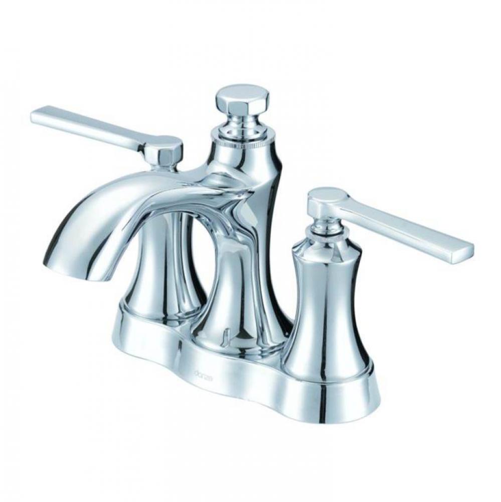 Draper 2H Centerset Lavatory Faucet w/ Metal Pop-Up Drain 1.2gpm Chrome