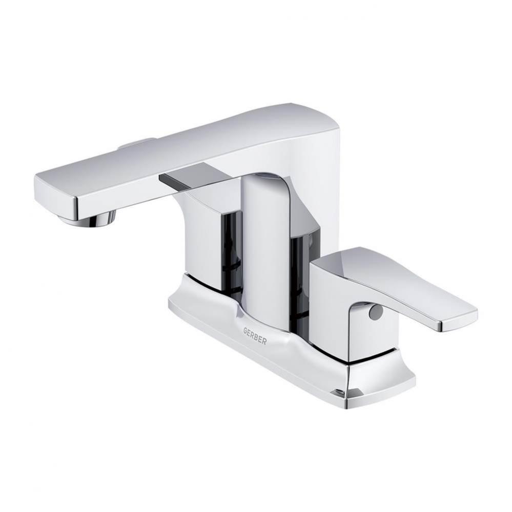Tribune 2H Centerset Lavatory Faucet w/ Metal Touch Down Drain 1.2gpm Chrome