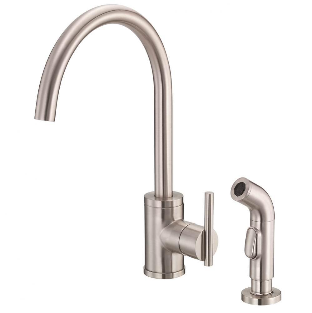 Parma 1H Kitchen Faucet w/ Spray 1.75gpm/2.2gpm Stainless Steel