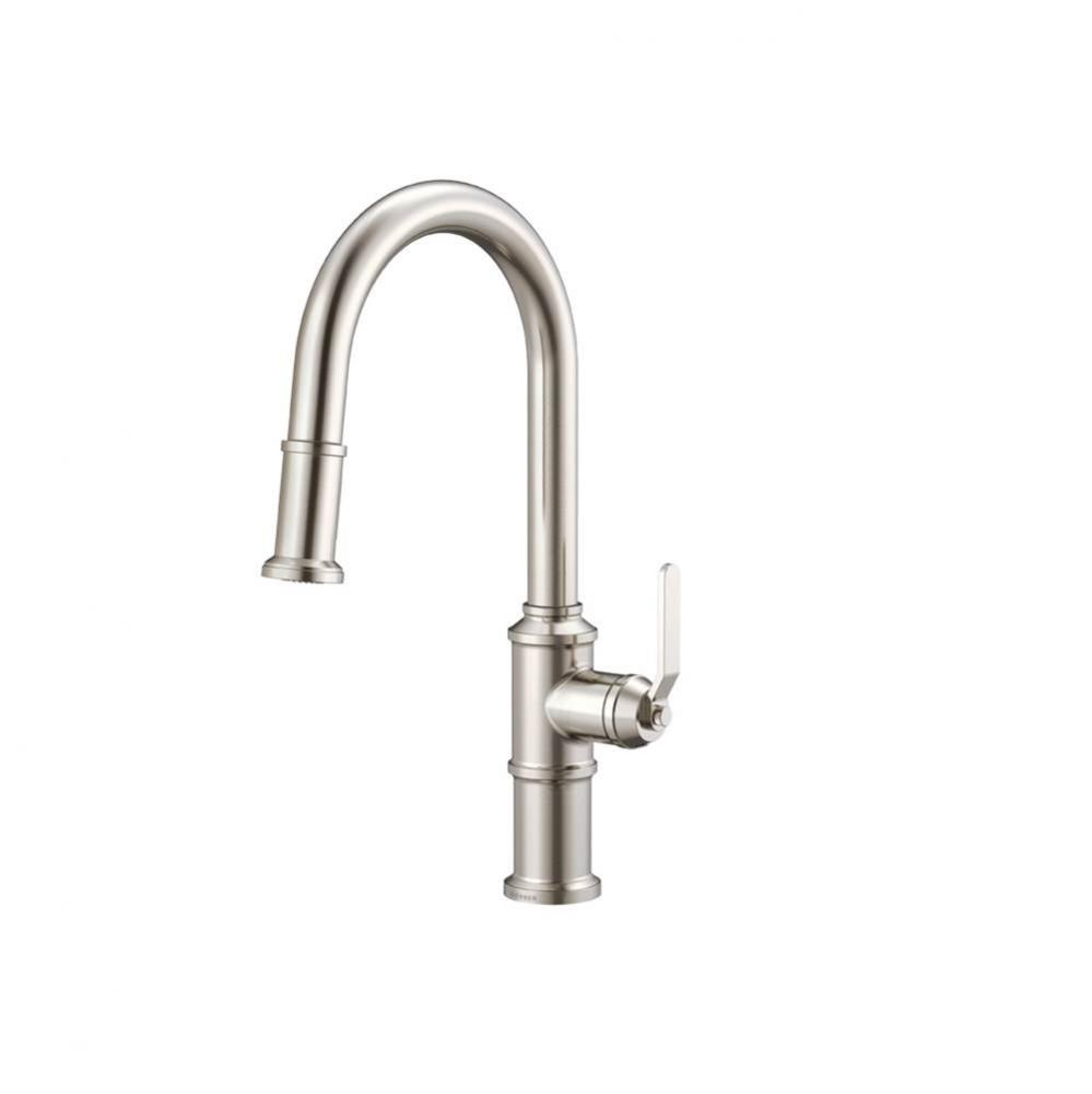 Kinzie 1H Pull-Down Kitchen Faucet w/ Snapback Retraction 1.75gpm Stainless Steel