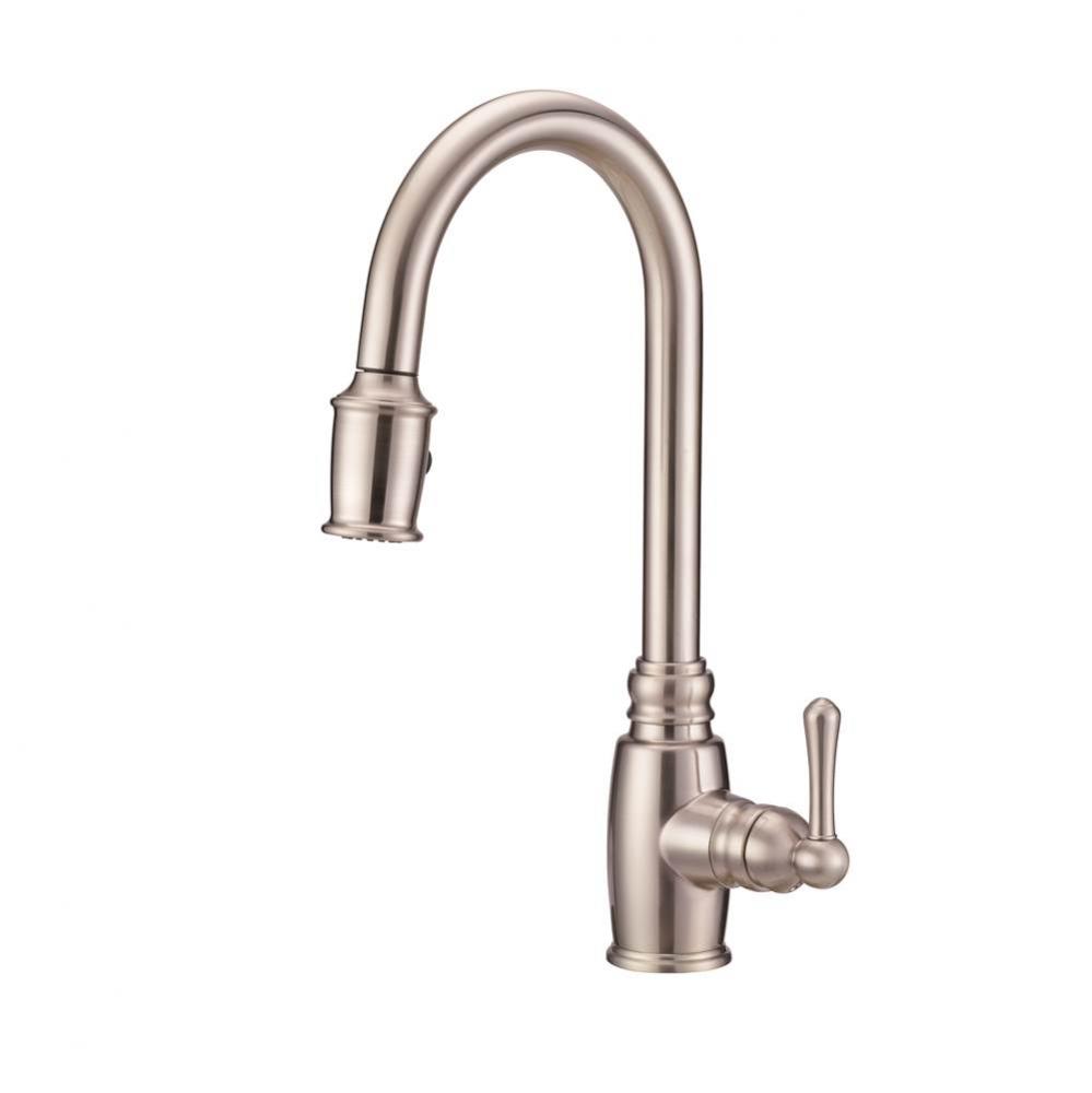 Opulence 1H Pull-Down Kitchen Faucet w/ Magnetic Docking 1.75gpm Stainless Steel