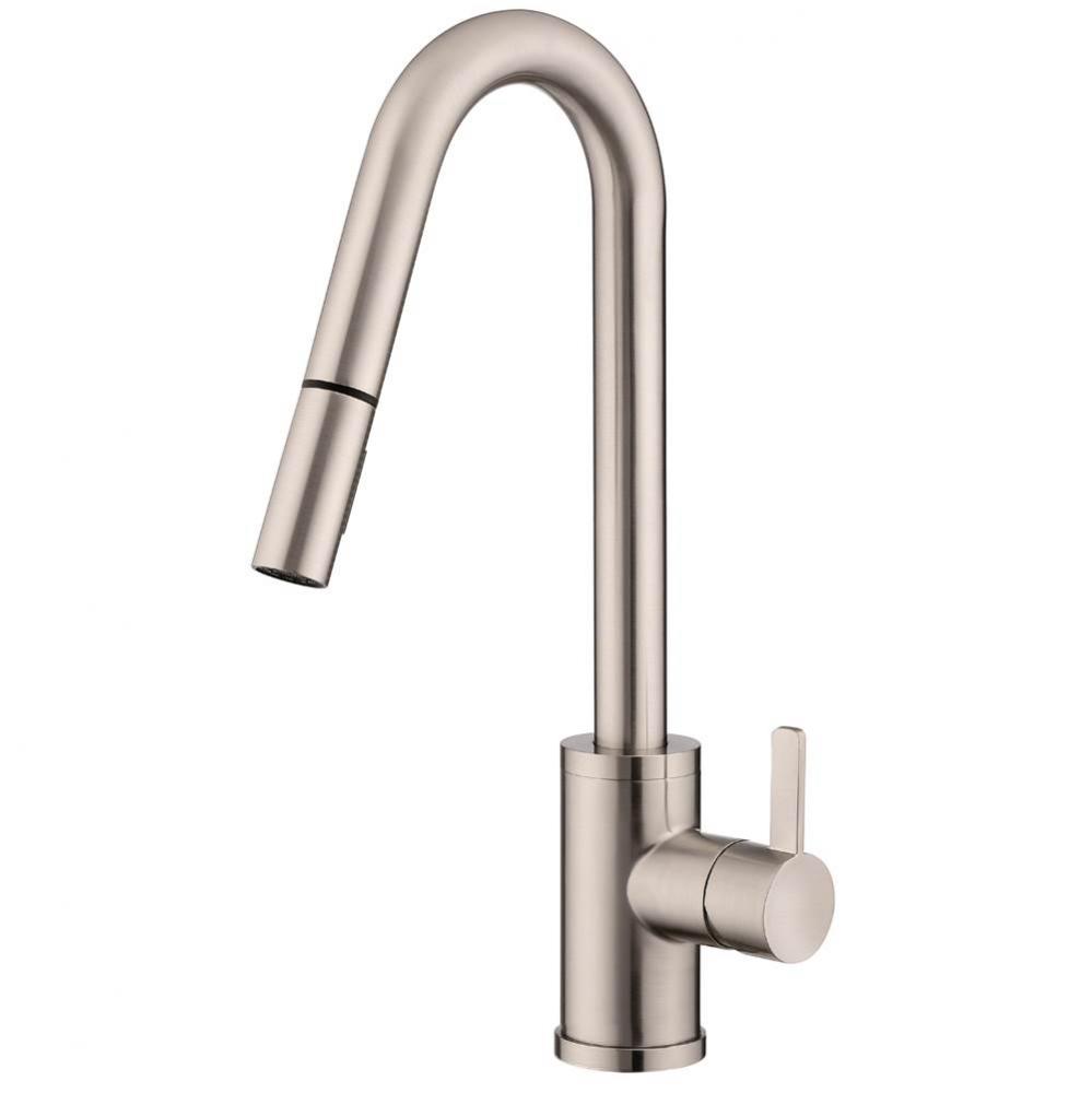 Amalfi 1H Pull-Down Kitchen Faucet w/SnapBack Retraction 1.75gpm Stainless Steel