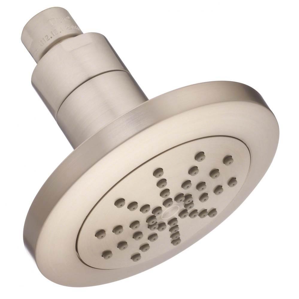 Mono Chic 4 1/2&apos;&apos; 1 Function Showerhead 1.75gpm Brushed Nickel