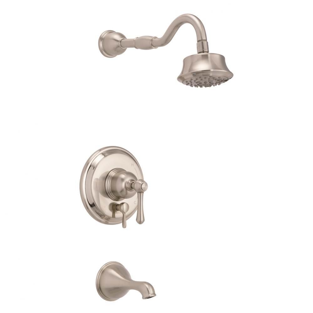 Opulence 1H Tub &amp; Shower Trim Kit &amp; Treysta Cartridge w/ Diverter on Valve &amp; 5 Functio