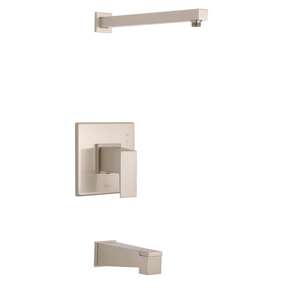 Mid-Town 1H Tub And Shower Trim Kit And Treysta Cartridge W/ Diverter On Spout Less Showerhead Bru