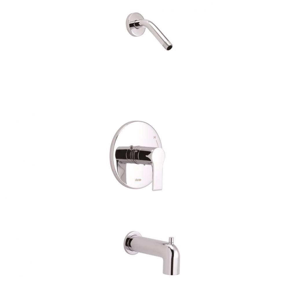South Shore 1H Tub And Shower Trim Kit And Treysta Cartridge W/ Diverter On Spout Less Showerhead