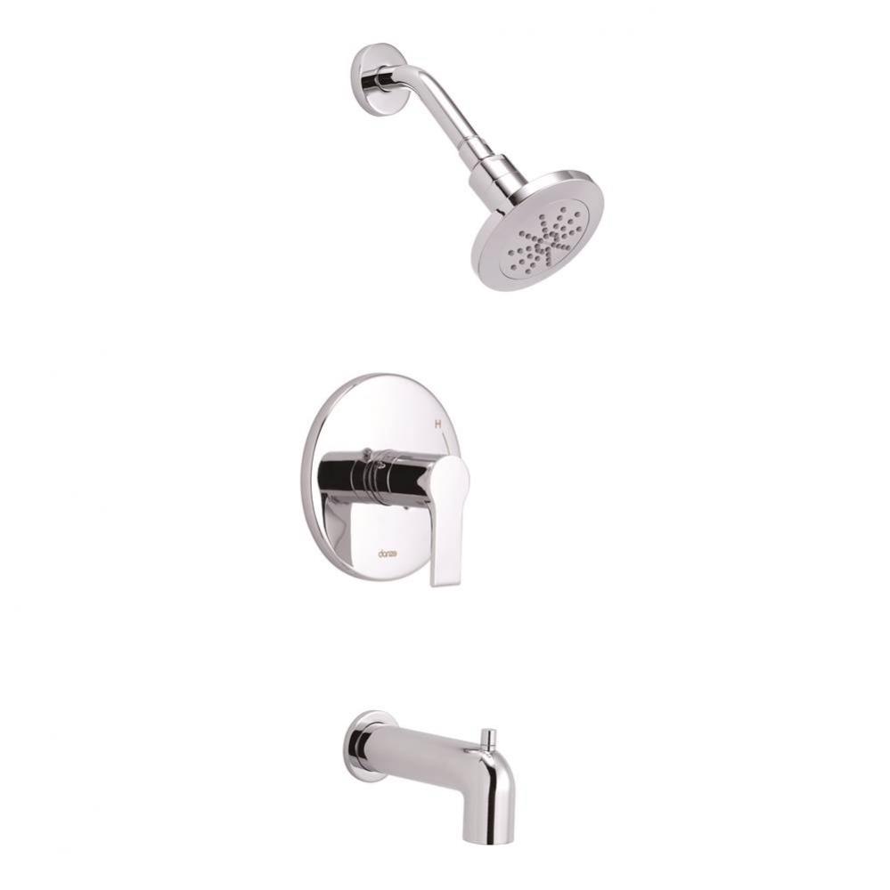 South Shore 1H Tub And Shower Trim Kit W/ Diverter On Spout And Treysta Cartridge 1.75Gpm Chrome
