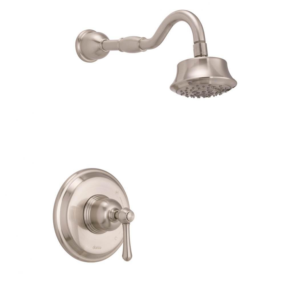 Opulence 1H Shower Only Trim Kit &amp; Treysta Cartridge w/ 5 Function Showerhead 2.0gpm Brushed N