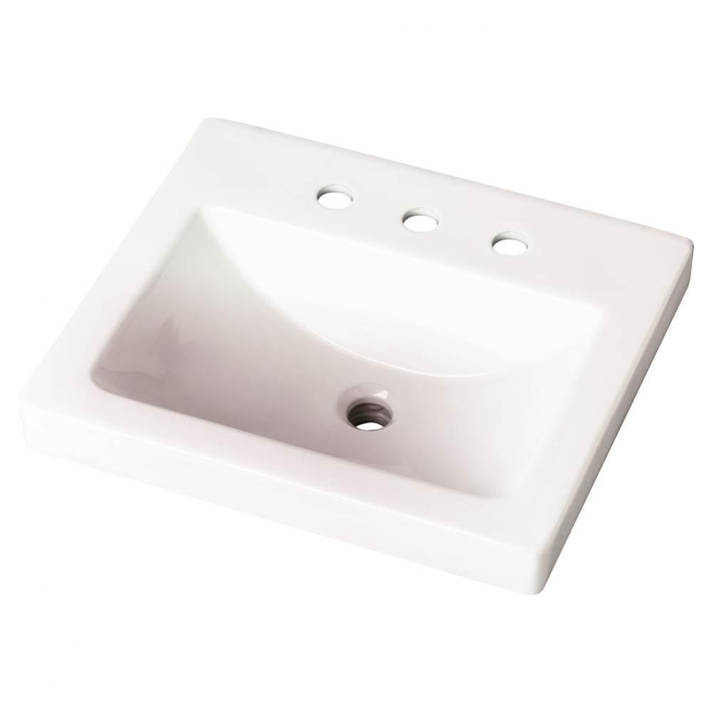 Wicker Park Countertop Lavatory 22-1/16&#xbf;X17-3/4&apos;&apos; Rectangle With U-Shaped Basin - 8