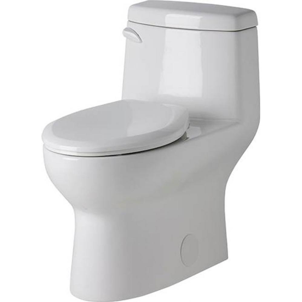 Avalanche CT 1.28gpf One-Piece Toilet ADA Elongated 12&apos;&apos; Rough-In White